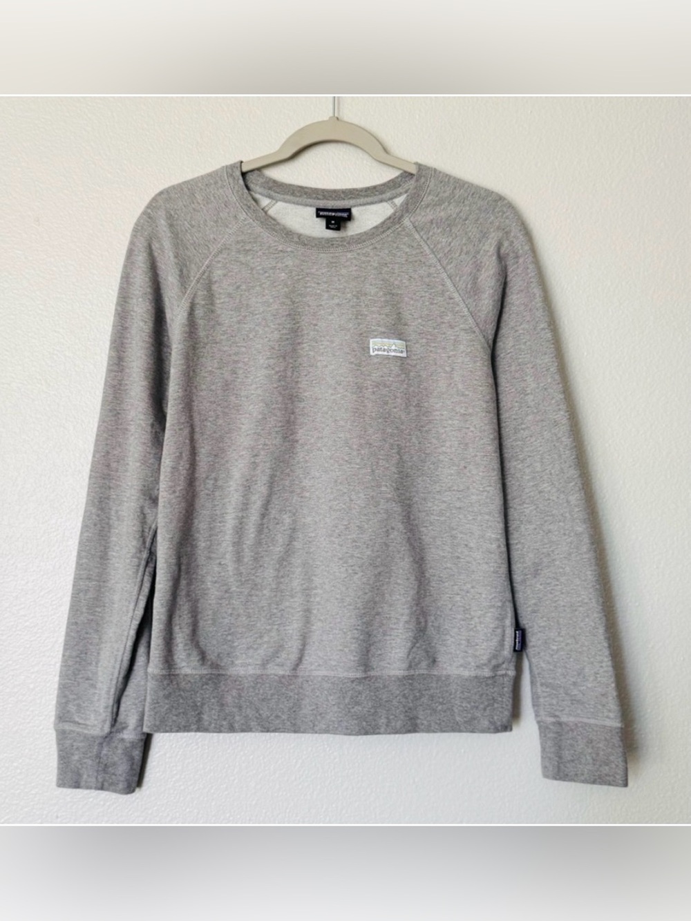 Patagonia Midweight Crew Gray Sweatshirt Size Medium